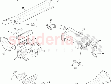 Photo of Heatshield Exhaust Header Lower Rr RH 12023 03…