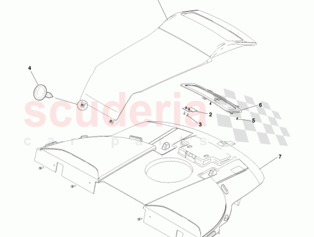 Photo of Clip Spring Rear Seat Squab 4G43 613F60…