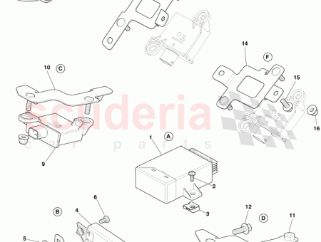 Photo of RR LF TRIGGER BRKT RH AD43 562019…