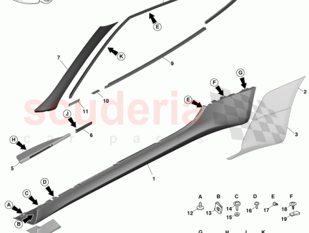 Photo of Tape Sill Front LH CY83 10627…