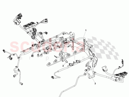 Photo of V12 ENGINE HARNESS AD43 12B637…