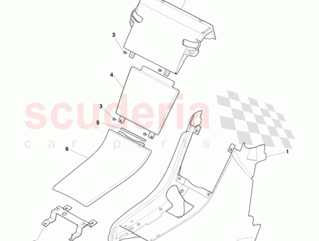 Photo of Panel assy console rear…