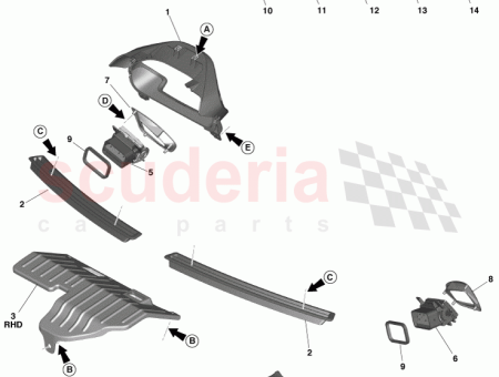 Photo of HUSH PNL ASSY RHD RH DD33 016C46…