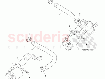 Photo of Bracket Fuel Tank Vent Valve 8D33 9C177…