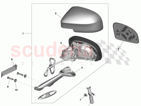Photo of Strut Mirror RH CD33 27950…