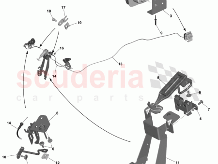 Photo of Striker Bar Secondary Latch LH DD43 16A944…