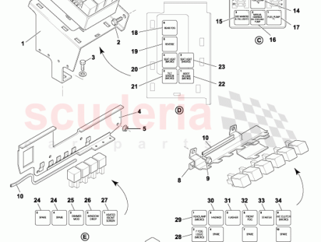 Photo of BRACKET ASSY UNDER FACIA LH 69 122331…