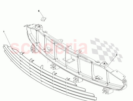 Photo of ASSY UPPER FRONT GRILLE SUPPORT HOOD GRILLE OPENING…