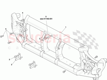 Photo of FRONT UPPER RADIATOR CORE SUPPORT FRAME…