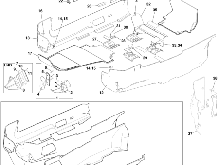 Photo of BRACKET FOOTREST RHD 6G33 3N234…