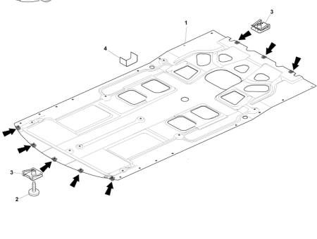Photo of UNDERTRAY FRONT DD43 5E209…