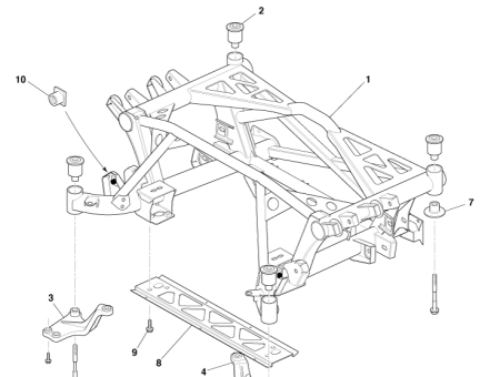 Photo of REAR SUBFRAME 8G43 5R003…