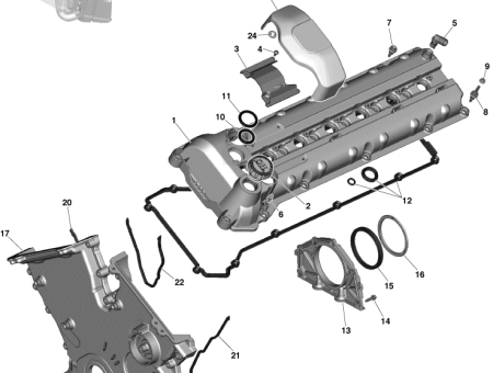 Photo of COVER ENGINE FRONT 8G43 6D080…