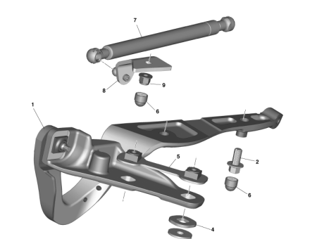 Photo of DECKLID HINGE RH CD33 L42700…