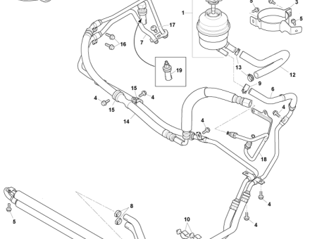 Photo of HOSE ASY PAS PMP RHD FD33 3A719…