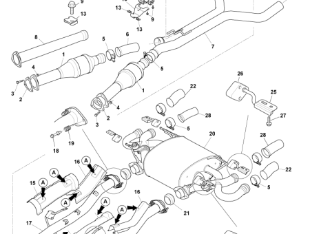 Photo of PIPE EXH U FLR ASSY HD33 5E211…