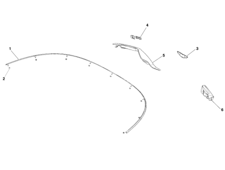 Photo of TONNEAU FIN SCALP 4G43 1228494…