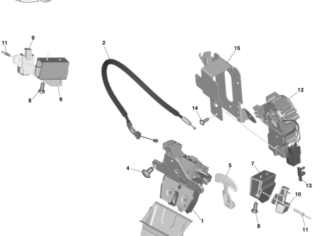Photo of LATCH TAILGATE DD43 F442A66…