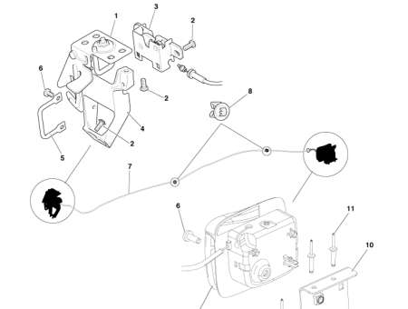 Photo of CABLE ASSY HOOD LATC 4G43 16C656…