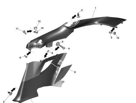 Photo of ASY RR QTR UPR TRIM CD33 31113…