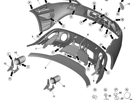 Photo of DIFF RR BUMPER CD33 17E955…