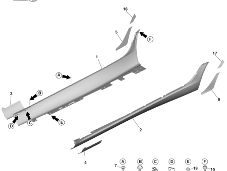 Photo of SILL APP MLDG RH AD43 10608…