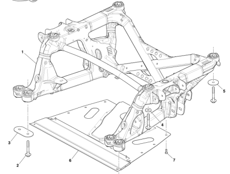 Photo of REAR SUBFRAME AD43 5R003…