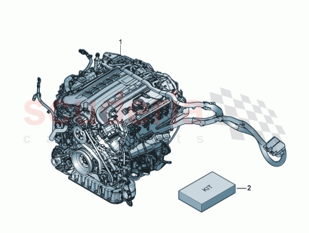 Photo of Parts set for engine and gear lowering…