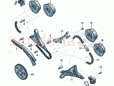 Photo of Timing chain w tension rail D 12 01…