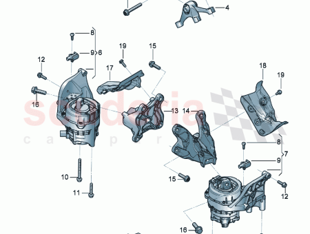 Photo of Heat shield engine mounting…