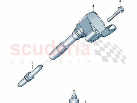 Photo of ignition coil with spark plug connector D 21…