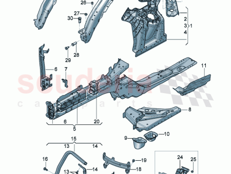 Photo of Sectional part side member…