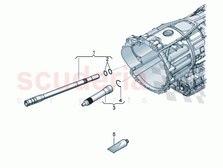 Photo of hollow shaft for front axle differential…