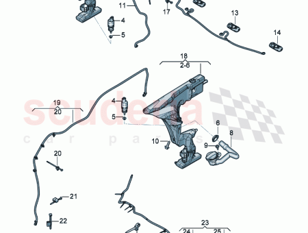 Photo of Hose line for washer water…