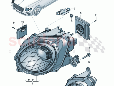 Photo of Bracket for headlight D 05 07 2024…