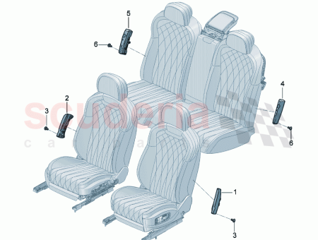 Photo of Side airbag unit Caution Hazardous only order for…