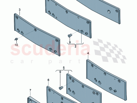 Photo of trim for licence plate…