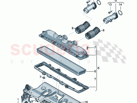 Photo of Intake manifold Use also from illustration 06M 129…