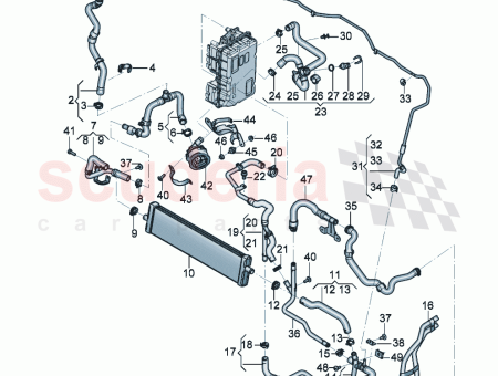 Photo of Bracket for coolant pipe 3SA 820…