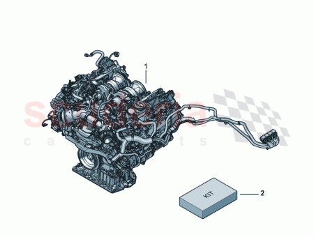 Photo of Assembly parts for engine and gearbox 3SA 198…