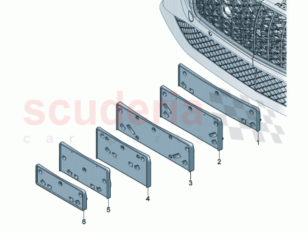 Photo of Licence plate holder 3SD 807 287…