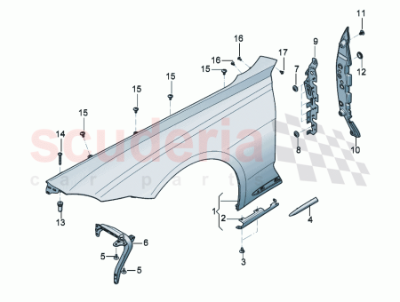 Photo of bracket fender 3SD 821 162…