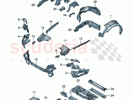 Photo of Cross member for spare wheel well…