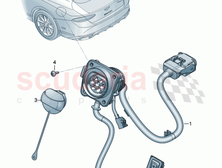 Photo of High voltage wiring set for charging socket…