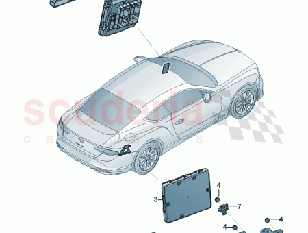 Photo of Bracket F 3S K 071 195 F ZG…