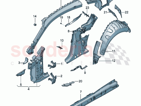 Photo of Reinforcement for B pillar…