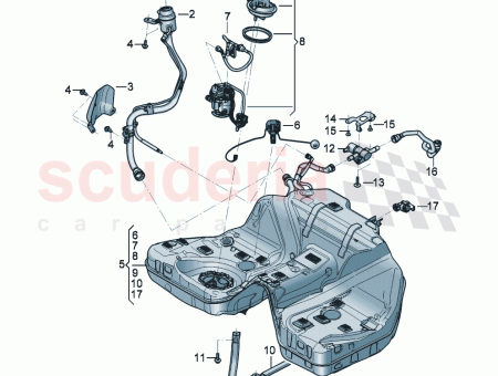 Photo of Fuel tank with pumps senders and connecting parts…