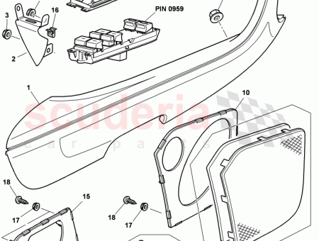 Photo of chrome trim grab handle 3W0 867…