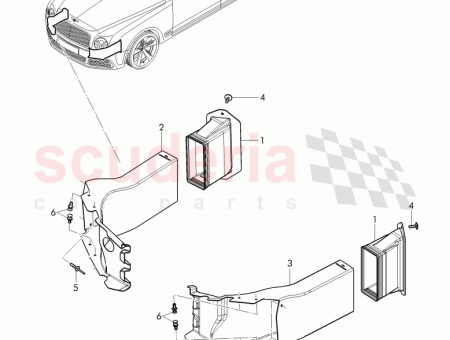 Photo of air duct for brake cooling…