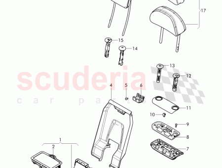 Photo of cover for headrest 36A 885 921…